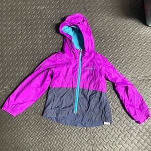 Columbia Girls Lined Rain Jacket - XXS